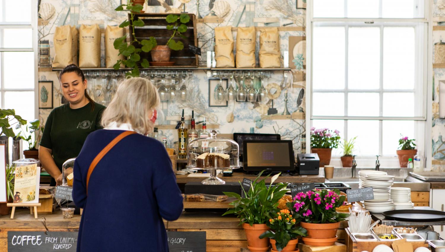 cafe at chelsea physic garden