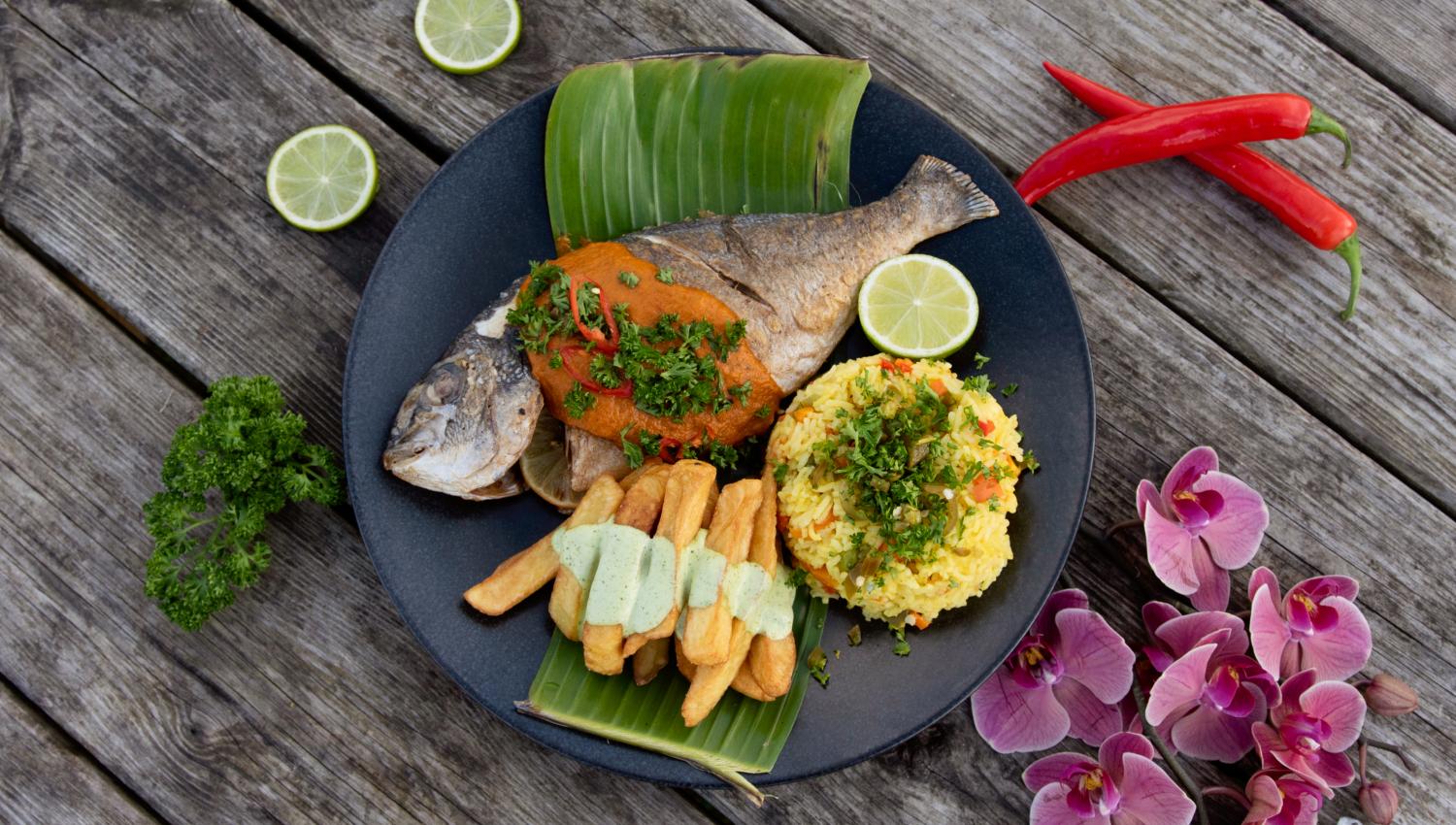 fish dish at kew