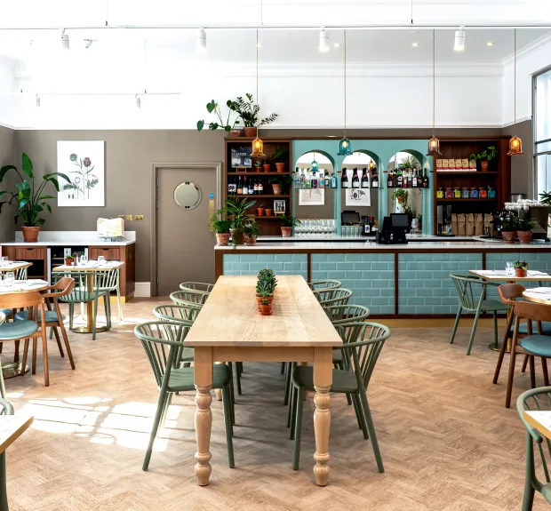 chelsea physic garden interior cafe