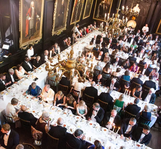 Apothecaries Hall Dining Event in The Great Hall