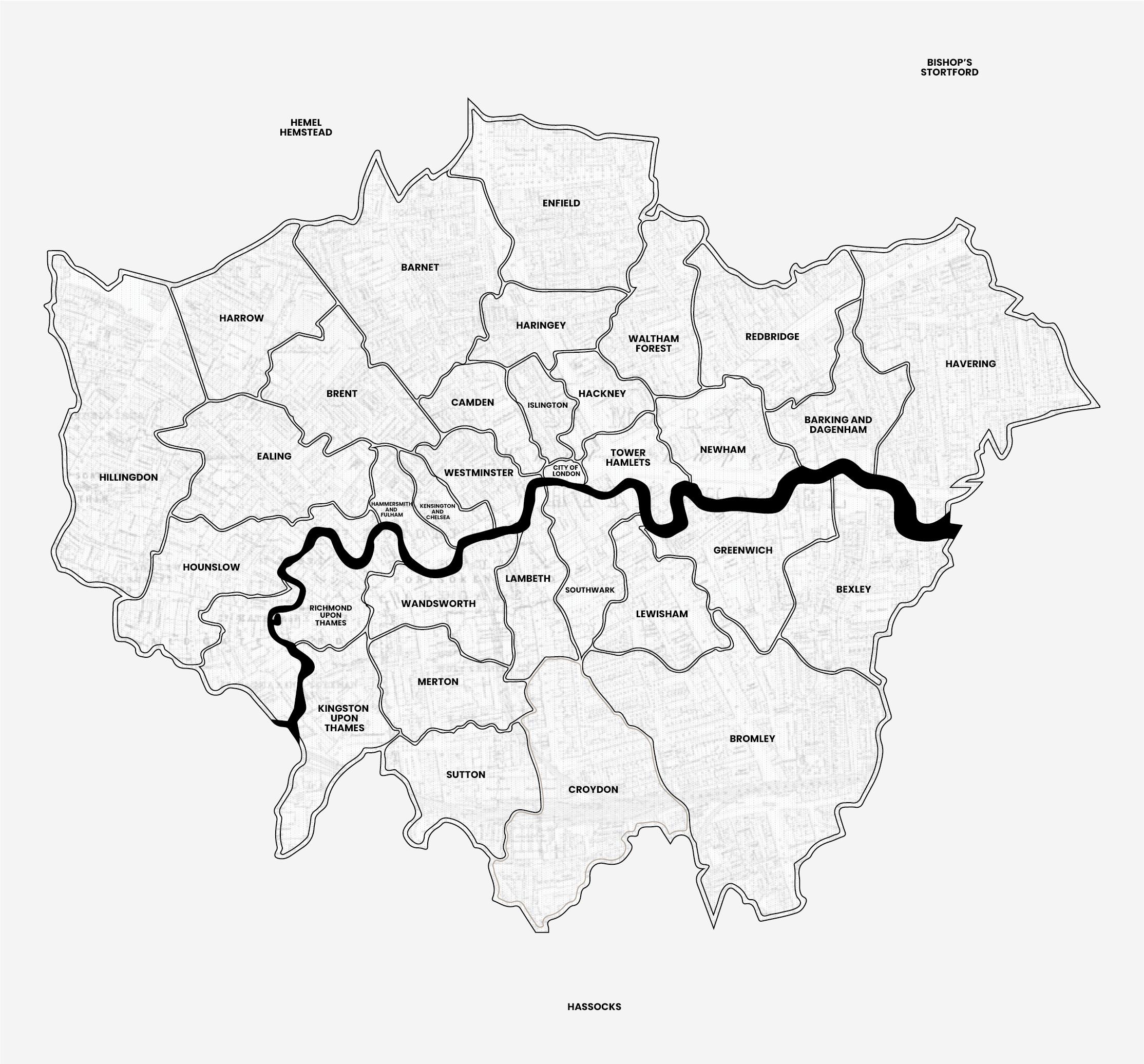 london larder map