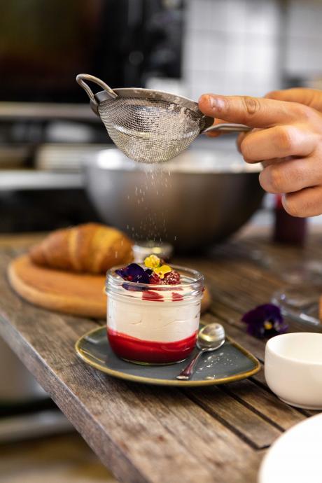 dessert at chelsea physic garden